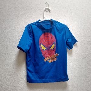 The Amazing Spiderman Rash Guard Swim Shirt 5t